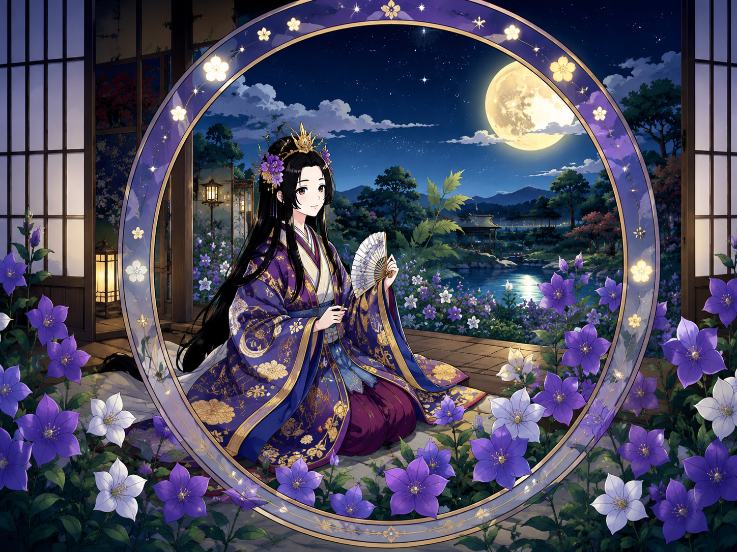 かぐや姫桔梗さんのイラスト